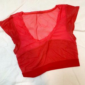 VPL mesh crop top